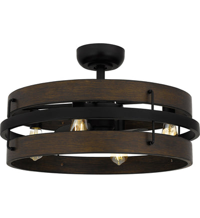 Quoizel - QFA5615MBK - Quoizel Fandelier