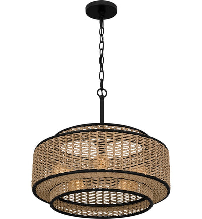 Quoizel - QP6161MBK - Teton 20" Pendant