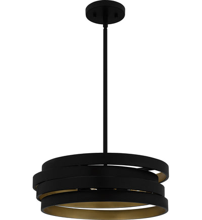 Quoizel - QP6223MBK - Berner 16" Pendant