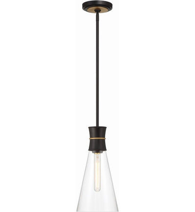 Crystorama - QUN-1500-MK-TG - Quinn 7" Pendant