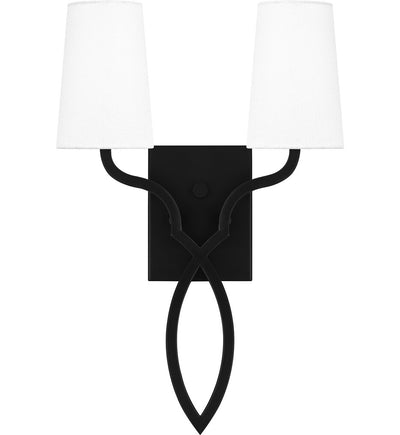 Quoizel - QW16130MBK - O''Hare 18" Wall Sconce