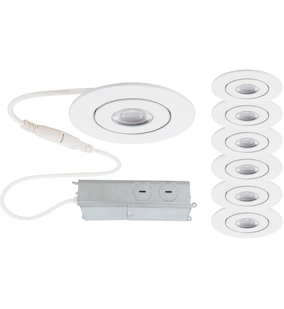 WAC Limited - R2ERAR-W930-WT-6 - Lotos 2in LED Round Adjustable Recessed Kit
