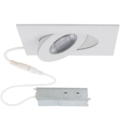 WAC Limited - R2ESAR-W930-WT - Lotos 2in LED 1-Light Square Adjustable Recessed Kit