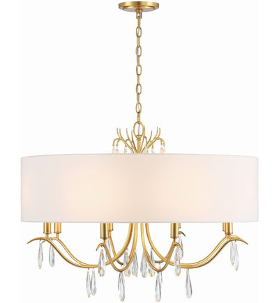 Crystorama - ROL-18808-GA - Rollins 32" Chandelier