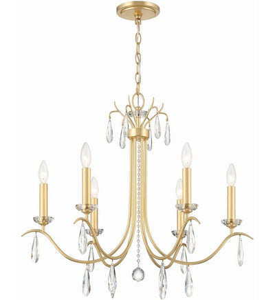 Crystorama - ROL-18816-GA - Rollins 28" Chandelier