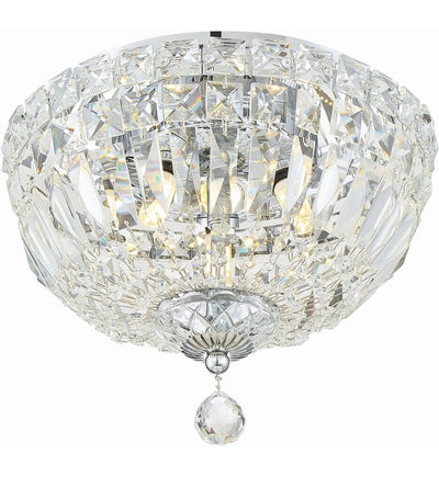 Crystorama - ROS-A1003-CH-CL-MWP - Roslyn 10" Flush Mount