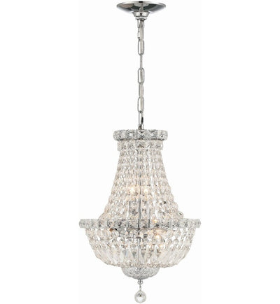 Crystorama - ROS-A1006-CH-CL-MWP - Roslyn 12" Mini Chandelier
