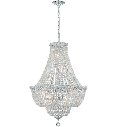 Crystorama - ROS-A1009-CH-CL-MWP - Roslyn 22" Chandelier