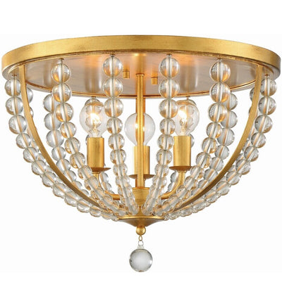 Crystorama - ROX-A9000-GA - Roxy 16.5" Flush Mount