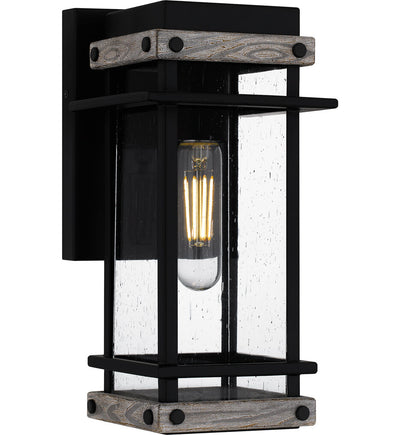 Quoizel - SAD8405MBK - Strader 11.5" Outdoor Wall Sconce