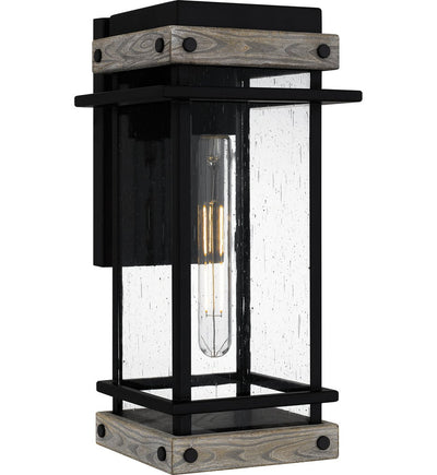 Quoizel - SAD8407MBK - Strader 15.5" Outdoor Wall Sconce