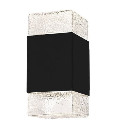 Quoizel - SAX8305MBK - Saxton 10" Outdoor Wall Sconce