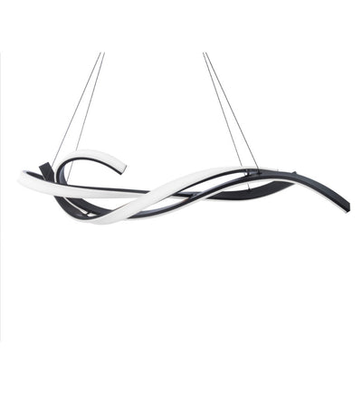 Modern Forms - PD-58257-BK - Tidal 57.38" Pendant