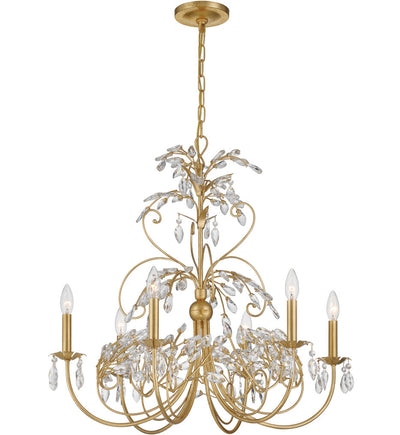 Crystorama - SDE-4926-GA - Sadie 29" Chandelier