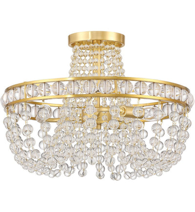 Crystorama - SEV-1800-AG - Seville 16.5" Semi-Flush Mount