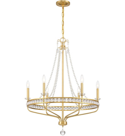Crystorama - SEV-1806-AG - Seville 28" Chandelier