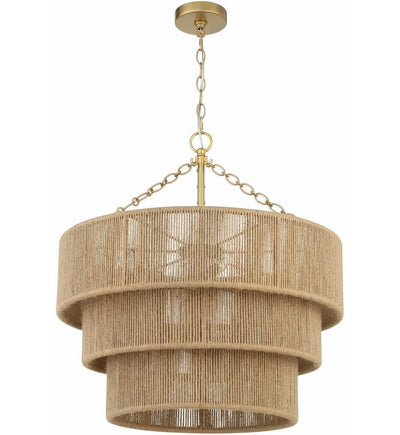 Crystorama - SHY-10907-SG - Shyla 24" Chandelier