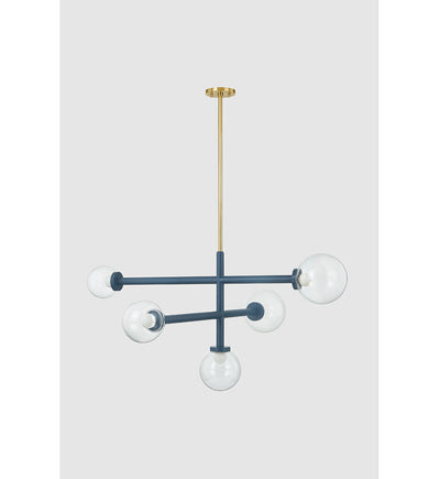 Mitzi - H883805-AGB/SBL - Sia 43.25" Chandelier