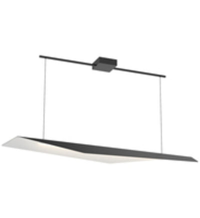 Kuzco - LP70548-BK/WH - Taro 47.25" Pendant