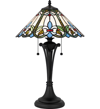 Quoizel - TF6764MBK - Giles 25" Table Lamp
