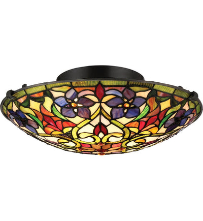 Quoizel - TFVT1617VB - Violets 16.25" Flush Mount