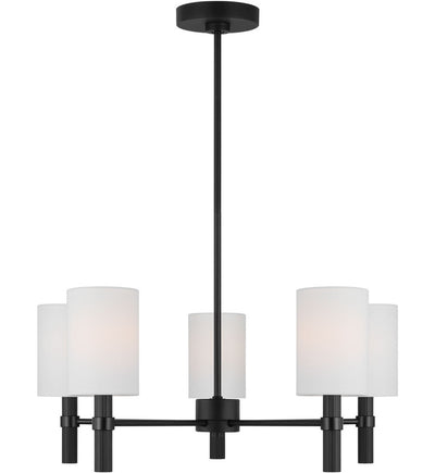 Visual Comfort Studio - DJC1135MBK - Manor 24" Chandelier
