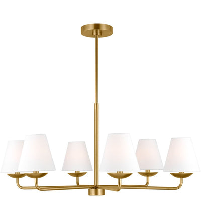Visual Comfort Studio - DJC1186SB - Albion 34" Chandelier