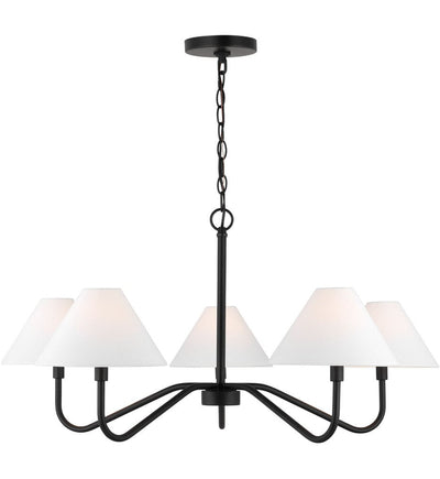Visual Comfort Studio - DJC1205MBK - Eldon 34" Chandelier