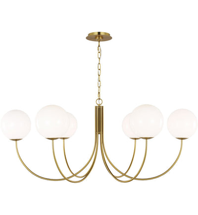 Visual Comfort Studio - KSC1146BBS - Noemie 42" Chandelier