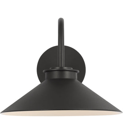 Visual Comfort Studio - SLO1011TXB-L1 - Modern Barn Light 12" Outdoor Wall Sconce