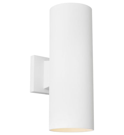 Visual Comfort Studio - SLO1152OTW - Outdoor Cylinders 14.25-inch Outdoor Wall Sconce