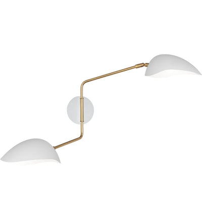 Robert Abbey - W1528 - Rico Espinet Racer 48" Wall Sconce