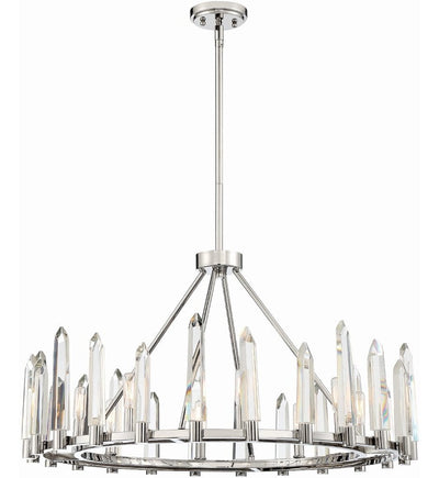 Crystorama - WAT-B2008-PN - Watson 32" Chandelier