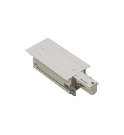 WAC Lighting - WEDL-RT-BK - Black 120V W Track Recessed Flanged Mount Left Architectural Track Power Feed