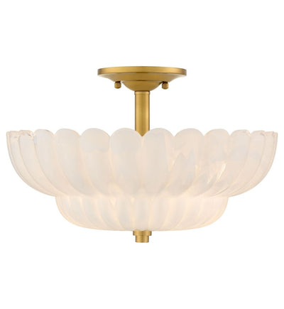 Quoizel - WHP1716BRG - Whitecap 15.5-inch Semi-Flush Mount