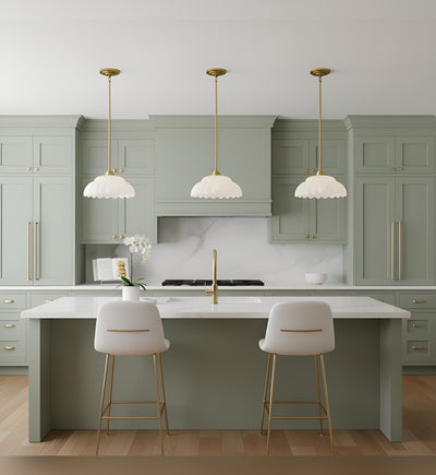 Quoizel - WHP1814BRG - Whitecap 14-inch Pendant