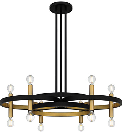 Quoizel - WID5030MBK - Winsland 30" Chandelier