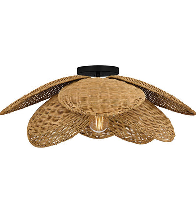 Quoizel - WLL1722MBK - Willa 22" Semi-Flush Mount