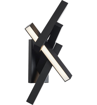 Modern Forms - WS-W64824-BK - Chaos 24" Wall Sconce