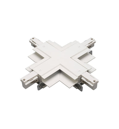 WAC Lighting - WXC-RTL-BK - W Track Recessed Flangeless Mount Architectural Track X-Connector