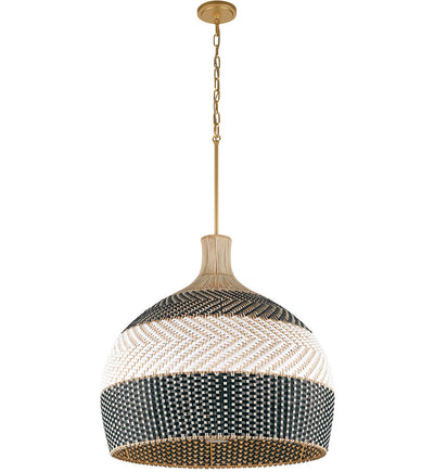 Crystorama - ZAN-9006-SG-MK - Zanzibar 26" Pendant