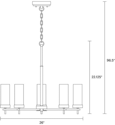 Visual Comfort Studio - Zire 26" Chandelier
