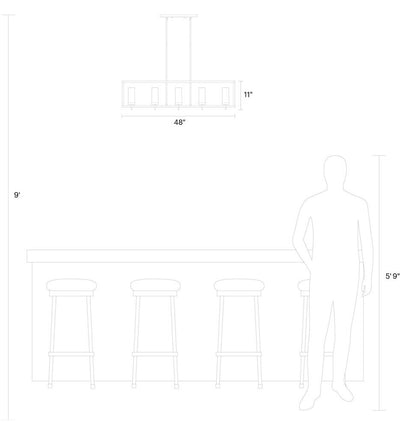Visual Comfort Studio - Zire 48" Chandelier