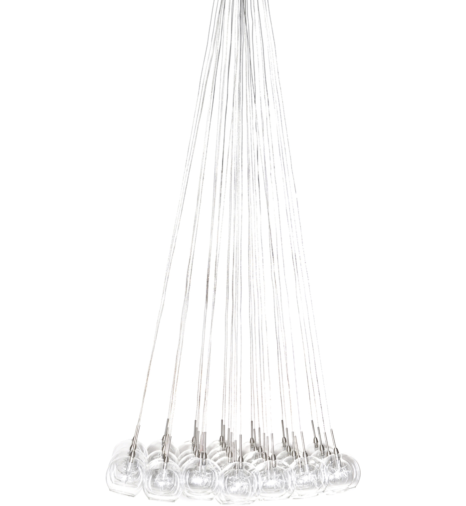 Et2 E20182 24 Starburst 37 Light Pendant With Clear Glass