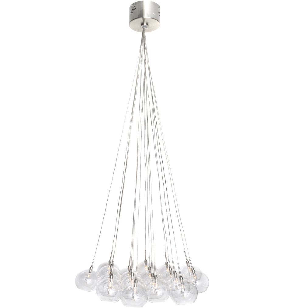 Et2 E20183 24 Starburst 19 Light Pendant With Clear Glass