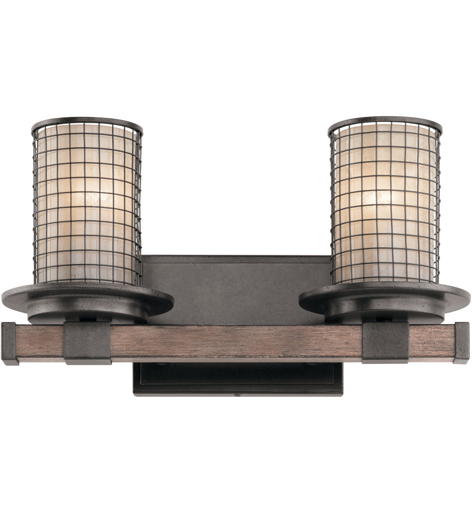 Lamps Com Kichler 45195avi Ahrendale Anvil Iron 2 Light Bath Ahrendale Anvil Iron 2 Light Bath Vanity By Kichler