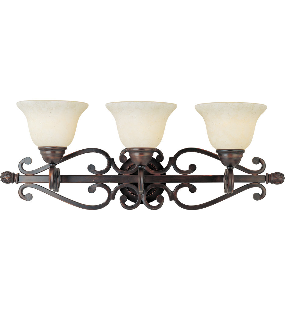 Maxim Lighting 12213fioi Manor Oil Rubbed Bronze 3 Light Bath Vanity