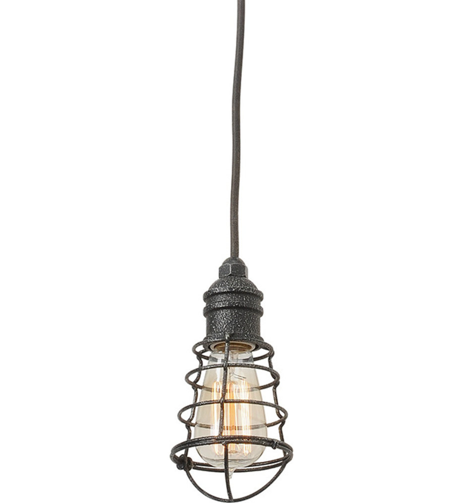 Troy Lighting F3813 Conduit Old Silver 1 Light Mini Pendant
