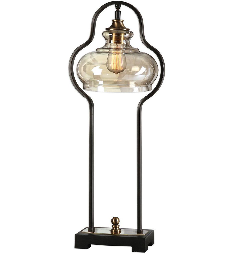 Lamps Com Uttermost 29259 1 Cotulla Aged Black Desk Lamp Cotulla Aged Black Desk Lamp By Uttermost